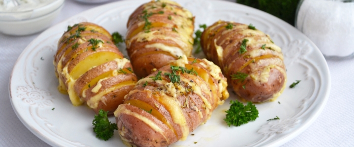 Картошка-гармошка вкусная Картошка-гармошка с сыром