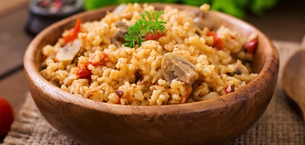 Булгур с грибами Булгур с грибами и овощами