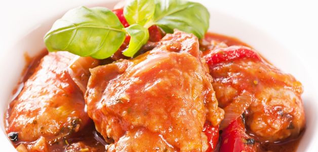 Чахохбили из курицы с томатной пастой Приготовление чахохбили из курицы