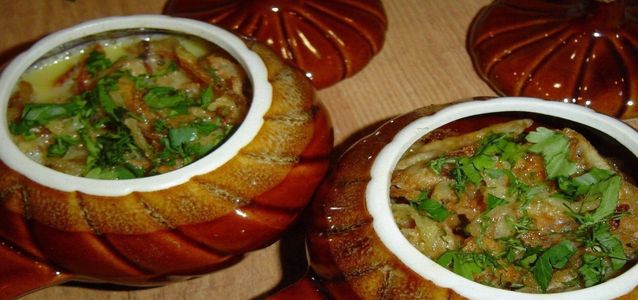 чанахи в кастрюле чанахи по-грузински