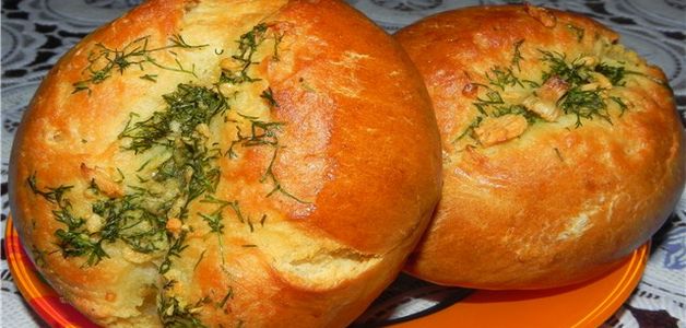 чесночные дрожжевые булочки чесночная булочка к борщу
