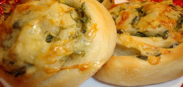 булочки с чесночной начинкой сделать чесночные булочки