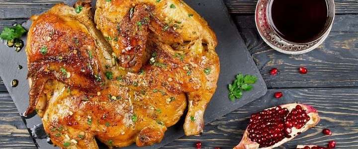 Цыпленок табака в духовке с корочкой хрустящий цыпленок табака в духовке
