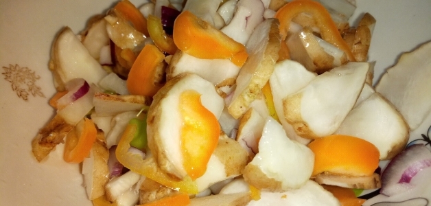 Салат из топинамбура Вкусный салат из топинамбура