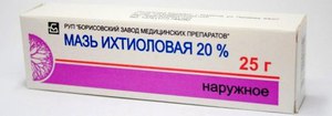 Ихтиоловая мазь - решение очень популярное. Ихтиоловая мазь помогает избавиться от любых ранок, прыщей и даже гнойников.