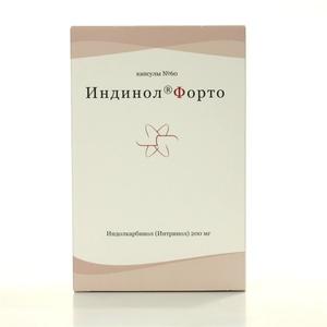 Индинол форто капсулы, 60 шт - внешний вид упаковки. Индинол Форто - качественное и современное лекарственное средство.