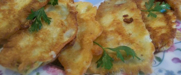 Кабачки на сковороде вкусные Кабачки на сковороде в кляре
