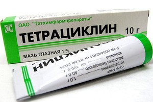 Применение тетрациклиновой мази Как применить тетрациклиновую мазь