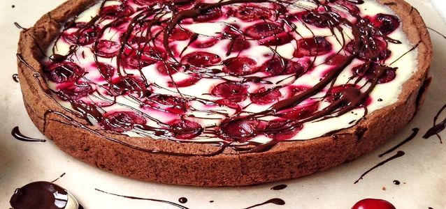 пирог клафути с вишней французский клафути с вишней