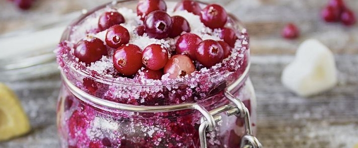 Клюква с сахаром в домашних условиях клюква с сахаром без варки