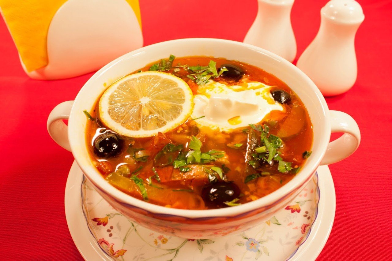 Солянка мясная сборная пошаговый рецепт Как приготовить солянку сборную