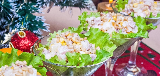 Салат на Новый год 2019 простой салат на Новый год 2019