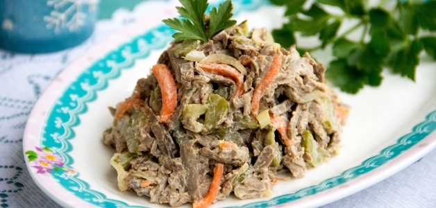 Вкусный салат на Новый 2019 год простой салат на Новый год 2019
