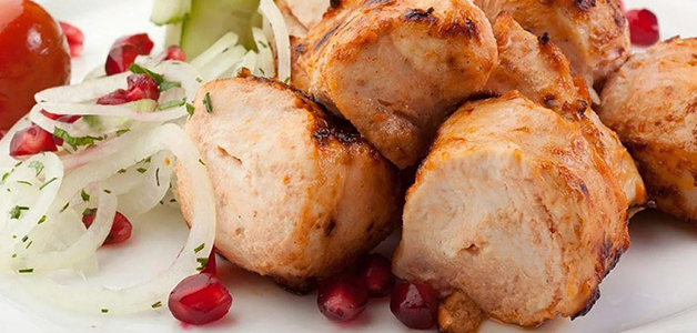 Шашлык из домашней курицы Мягкий шашлык из курицы