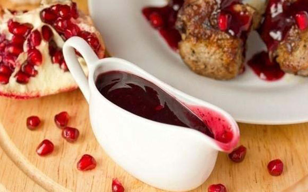 Пикантный гранатовый соус к мясу Рецепт гранатового соуса для мяса
