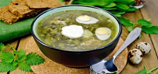 суп из крапивы без мяса вкусный суп из крапивы