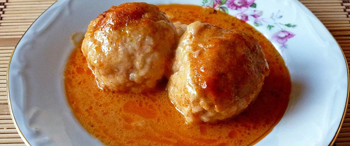Тефтели с рисом и подливкой Быстрые тефтели с рисом и подливкой