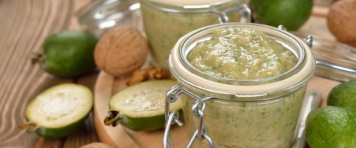 Варенье из фейхоа с орешками варенье из фейхоа на зиму